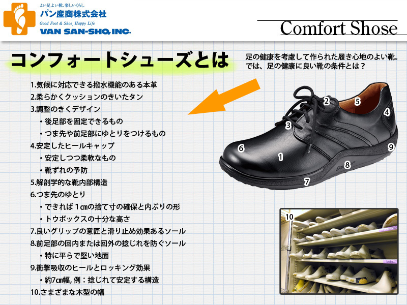 コンフォートシューズ